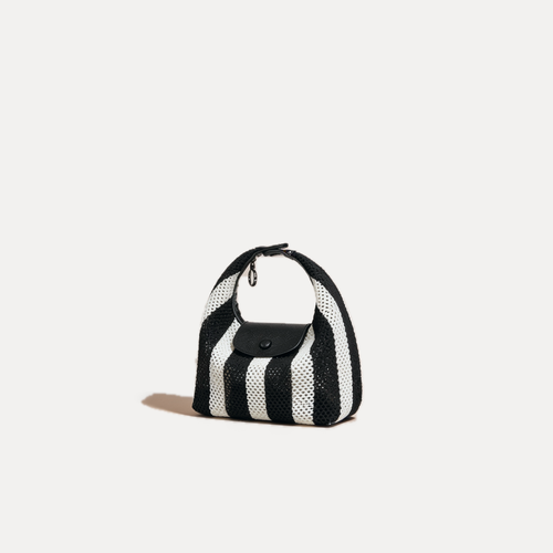 The Deauville in Stripe Noir, studio view