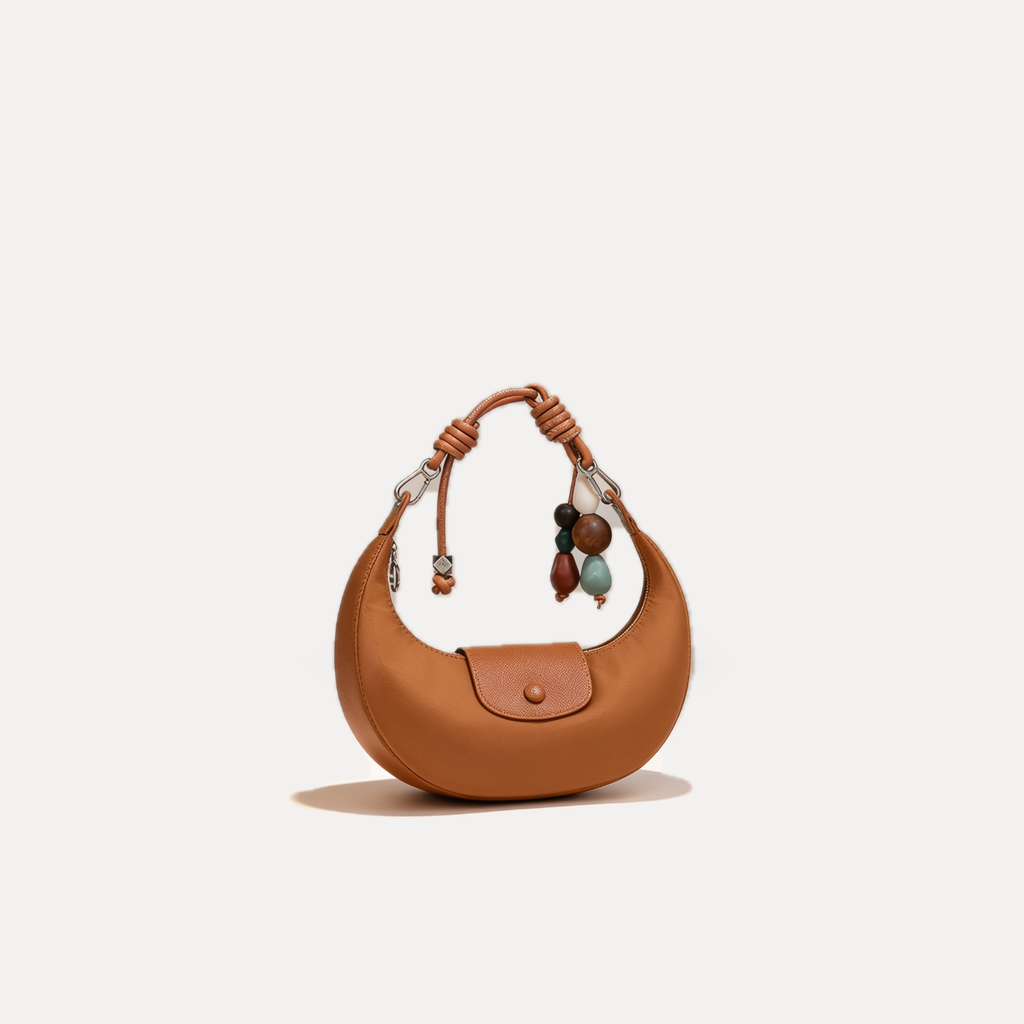 The Demilune in Caramel, studio view