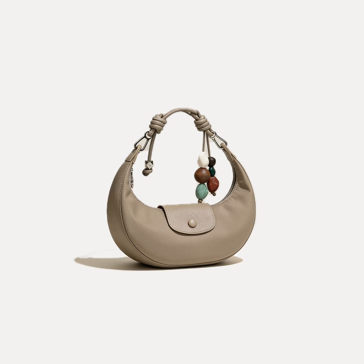 The Demilune in Taupe, studio view
