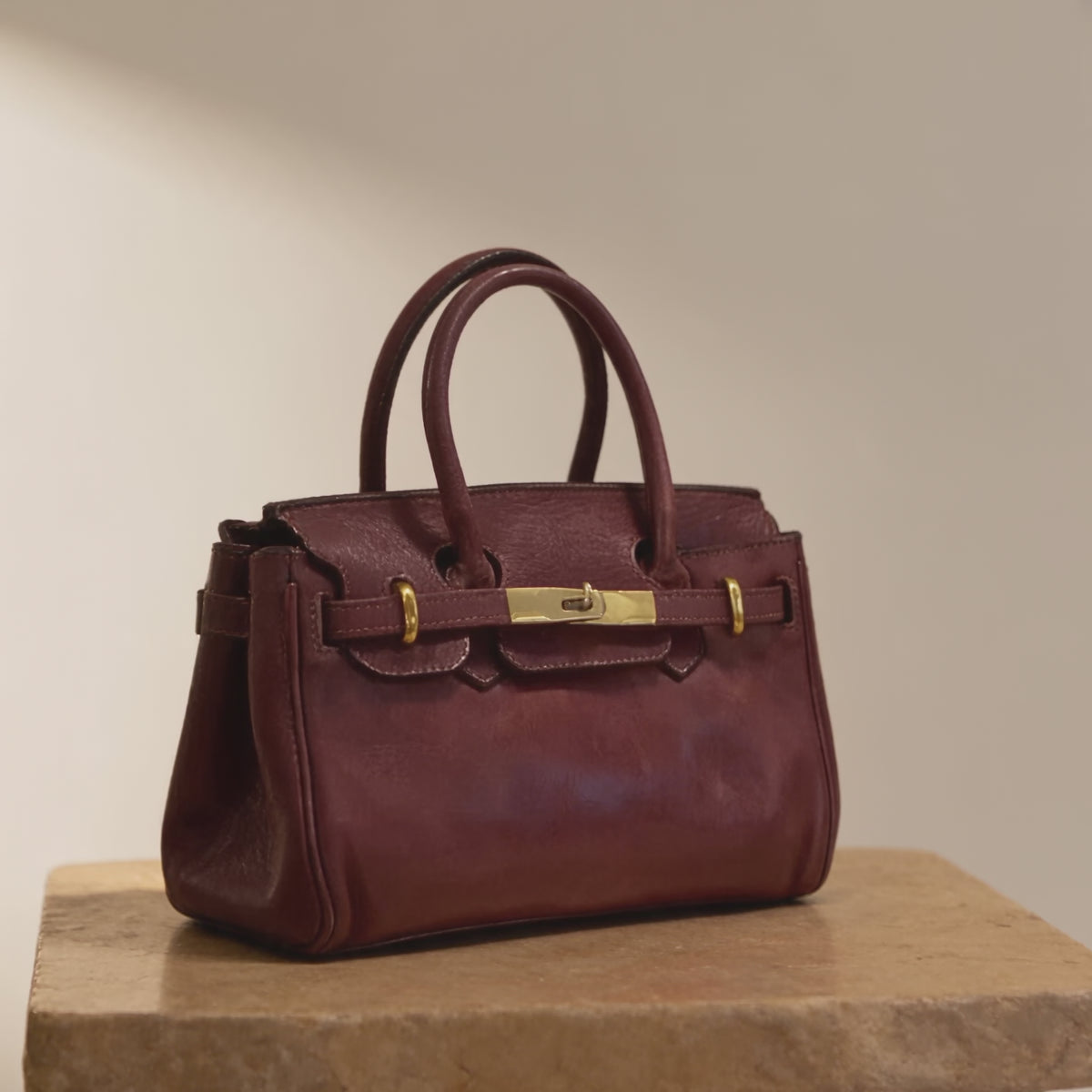 The Belgravia in Oxblood, studio film
